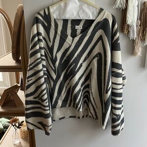 POL striped sweater